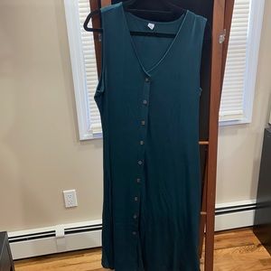 Old Navy long button down dress